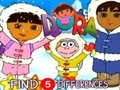 Mchezo Dora Find 5 Differences