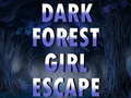 Mchezo Dark Forest Girl Escape 