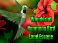 Mchezo Wonderful Humming Bird Land Escape