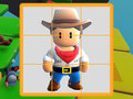 Mchezo Stumble Boys Sliding Puzzle