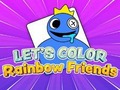 Mchezo Let's Color: Rainbow Friends
