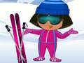 Mchezo Dora Ski Dress up 