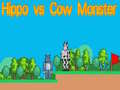 Mchezo Hippo vs Cow Monster