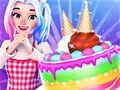 Mchezo Cute Doll Cooking Cakes