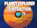 Mchezo Planet Explorer Subtraction