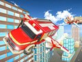 Mchezo Flying Fire Truck Driving Sim