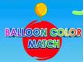 Mchezo Balloon Color Matching