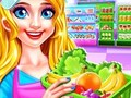 Mchezo Supermarket Girl Cleanup