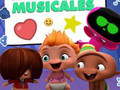 Mchezo Mini Beat Power Rockers: Musical Stickers