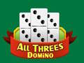 Mchezo All Threes Domino