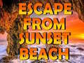 Mchezo Escape From Sunset Beach