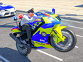 Mchezo Police Bike Stunt Race Game