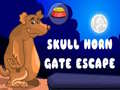 Mchezo Skull Horn Gate Escape