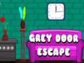 Mchezo Grey Door Escape