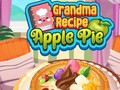 Mchezo Grandma Recipe Apple Pie