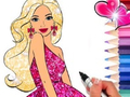 Mchezo Coloring Book: Barbie