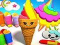 Mchezo Coloring Book: Ice Cream