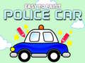 Mchezo Easy to Paint Police Car