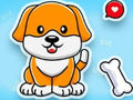 Mchezo Coloring Book: Cute Dog
