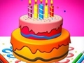 Mchezo Coloring Book: Cake