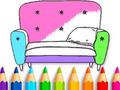 Mchezo Coloring Book: House Decoration