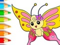 Mchezo Coloring Book: Butterfly