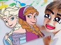 Mchezo Coloring Book: Frozen