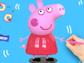 Mchezo Coloring Book: Peppa Pig