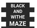 Mchezo Maze Black And Withe