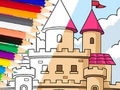 Mchezo Coloring Book: Castle