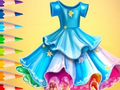 Mchezo Coloring Book: Dress