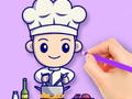 Mchezo Coloring Book: Chef
