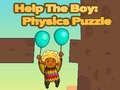 Mchezo Help The Boy: Physics Puzzle