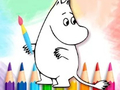 Mchezo Coloring Book: Moomim