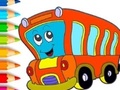 Mchezo Coloring Book: Bus