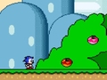 Mchezo Sonic in Super Mario World