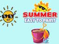 Mchezo Easy to Paint Summer
