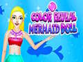 Mchezo Color Reveal Mermaid Doll
