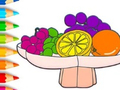Mchezo Coloring Book: Fruit
