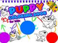 Mchezo Puppy Coloring Book for kids