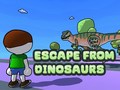 Mchezo Escape From Dinosaurs
