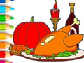 Mchezo Coloring Book: Thanksgiving Day