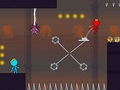 Mchezo Red and Blue Stickman 2