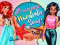 Mchezo Jasmine and Ariel Wardrobe Swap