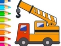 Mchezo Coloring Book: Crane