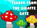 Mchezo Escape from the Giraffe Gate