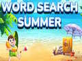 Mchezo Word Search Summer