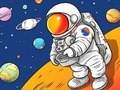 Mchezo Coloring Book: Spaceman 2