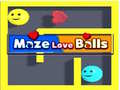 Mchezo Maze Love Balls