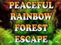 Mchezo Peaceful Rainbow Forest Escape 